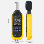 FNIRSI Noise Decibel Meter Home Volume Detector, Yellow – Bild 2