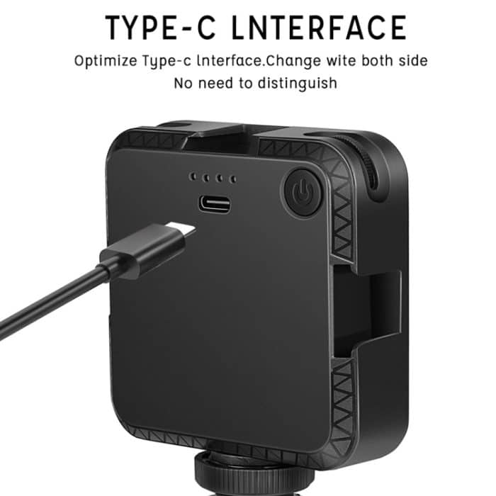 W64 64LEDs Videokonferenzen Mobile Laptop Live Fülllicht Fotografie Taschenlampe, Clip Set, Clip+Tripod Set – Bild 4