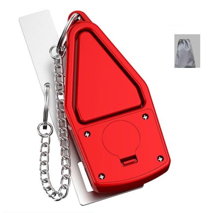 Türstopper, Zuhause, Einbruch, Mädchen leben allein, Sicherheitsschloss im Inneren, öffnender Türstopfen, Without Alarm, With Alarm