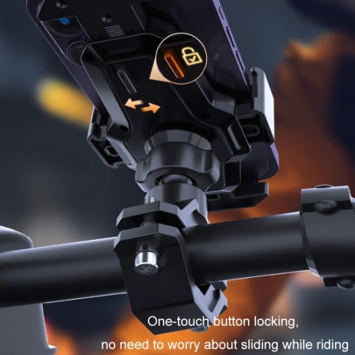 Fahrrad-Handyhalter mit automatischer Verriegelung, Bicycle Phone Holder – Bild 4