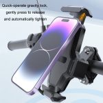 Fahrrad-Handyhalter mit automatischer Verriegelung, Bicycle Phone Holder – Bild 9