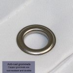 Einfacher wasserdichter Duschvorhang, verdickter Polyester-Badezimmer-Duschvorhang, 100x200cm, 120x200cm, 150x200cm, 180x200cm, 200x200cm, 220x200cm, 240x200cm, 260x200cm, 280x200cm, 300x200cm, 150x180cm, 180x180cm, 200x180cm, 100x180cm, 120x180cm – Bild 5