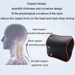 Ganzjahres-Nackenstützkissen aus Leder mit Memory-Schaum für Autositze, Headrest+Waist Pad – Bild 5