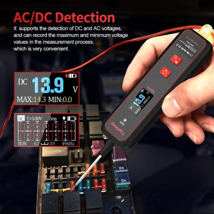 JDiag Mini-Stromkreistester, AC/DC-Erkennung, Multifunktions-Oszilloskop, P50 PRO – Bild 7