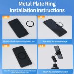 Lanparte magnetischer Autotelefonhalter, verstellbarer Saugnapf, Navigationsständer, RBA-M01N, RBA-M01NB, RBA-M01NL, RBA-M01NLB, RBA-M01 – Bild 10