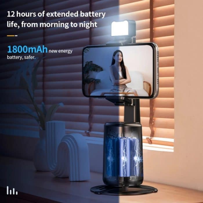 Pixel A200 Auto-Tracking-Gimbal-Stabilisator, 360-Grad-Drehung, Selfie-Stick mit Fülllicht, A200 Set 1, A200 Set 2, A200 Set 3 – Bild 11