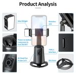 Pixel A200 Auto-Tracking-Gimbal-Stabilisator, 360-Grad-Drehung, Selfie-Stick mit Fülllicht, A200 Set 1, A200 Set 2, A200 Set 3 – Bild 14