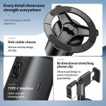 Pixel A200 Auto-Tracking-Gimbal-Stabilisator, 360-Grad-Drehung, Selfie-Stick mit Fülllicht, A200 Set 1, A200 Set 2, A200 Set 3 – Bild 16