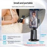 Pixel A200 Auto-Tracking-Gimbal-Stabilisator, 360-Grad-Drehung, Selfie-Stick mit Fülllicht, A200 Set 1, A200 Set 2, A200 Set 3 – Bild 9