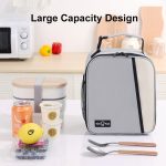 Tragbare Outdoor-Picknicktasche, tragbare Frischhalte-Lunchtasche – Bild 5