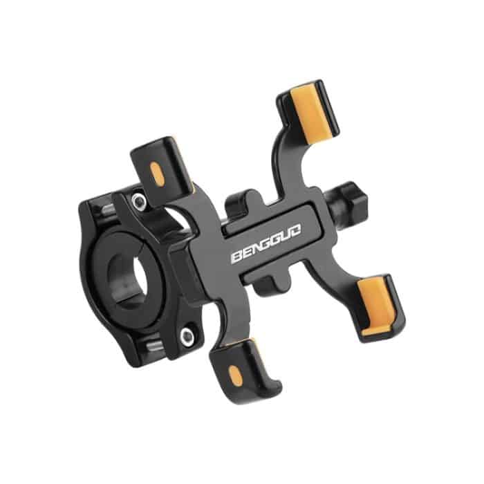 BENGGUO Fahrrad-Handyhalter aus Aluminiumlegierung mit vier Klauen, Handlebars, Stem Style, Rear View Mirror – Bild 1