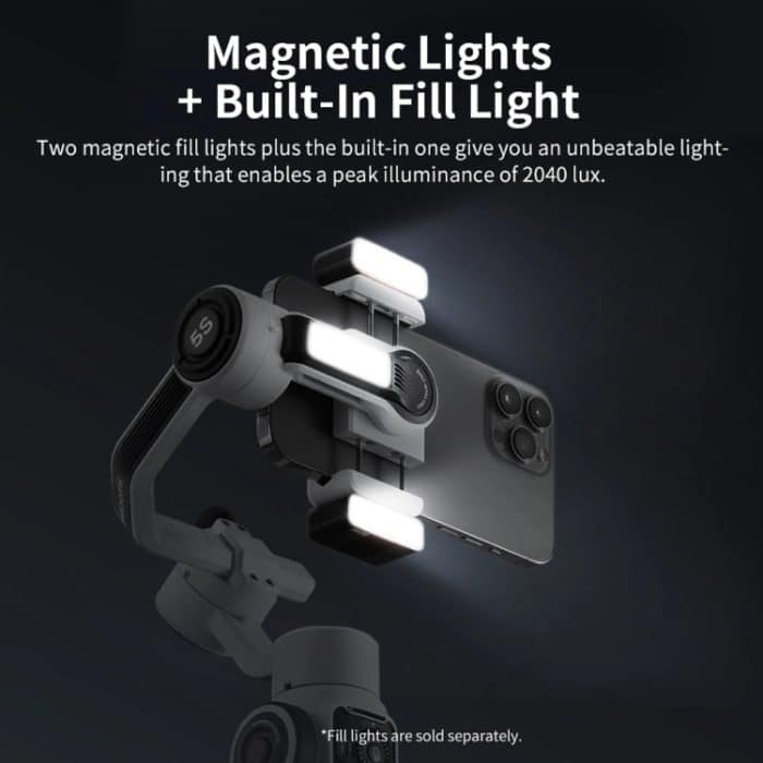 ZHIYUN Smooth 5S 3-Achsen-Handheld-Gimbal-Stabilisator für Smartphones, Smooth 5S Standard Black, Smooth 5S Standard White, Smooth 5S Combo Black, Smooth 5S Combo White – Bild 6