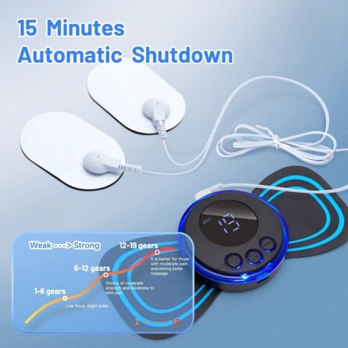 SC-195B Mini-Nackenmassage-Aufkleber, EMS-Puls-Meridian-Therapieinstrument, 2-In-1 Upgrade Jack, 4-In-1 Upgrade Jack, 2-In-1 Remote Upgrade Jack, 4-In-1 Remote Upgrade – Bild 6