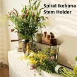 Spiral Ikebana Stielhalter für Vasen DIY Bouquet Twister Blumenarrangement Halter, Large, Small – Bild 5