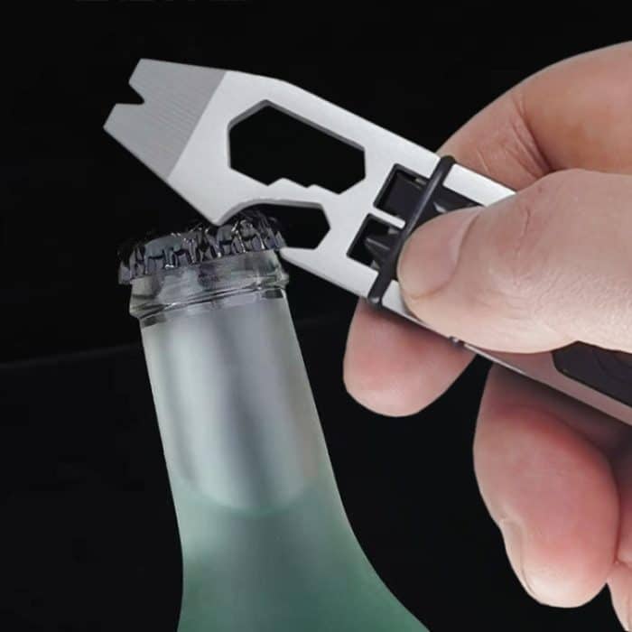 Multifunktionaler Outdoor-Überlebens- und Selbstverteidigungsratschen-Brecheisen-Werkzeug, EDC-Flaschenöffner, Multifunctional Ratchet Crowbar – Bild 8