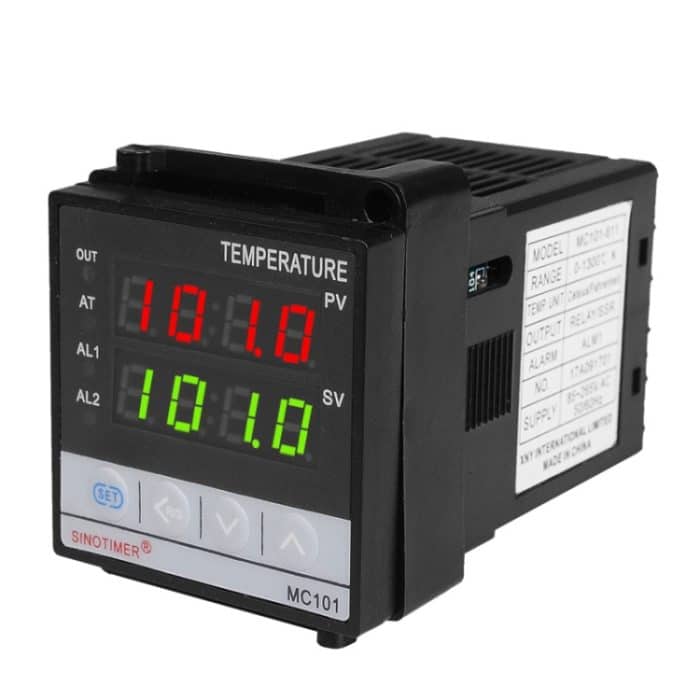 SINOTIMER MC101 Universal-Eingang, kurzes Gehäuse, intelligenter PID-Temperaturregler, Messgerät, Heizung, Kühlung, Relais, SSR, Halbleiterausgang – Bild 2