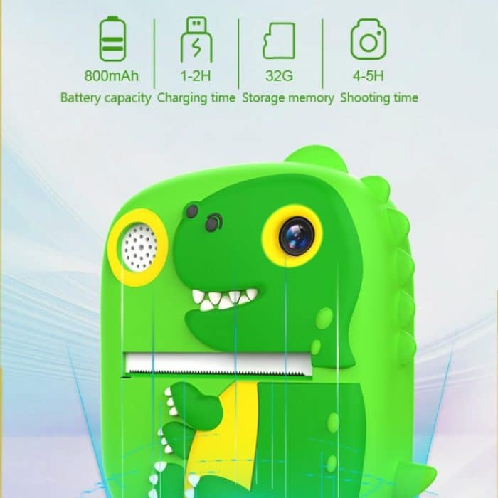 2,4 Zoll 1080P HD Sofortdruckkamera Kinder-Thermodrucker mit 32G TF-Karte – Bild 9