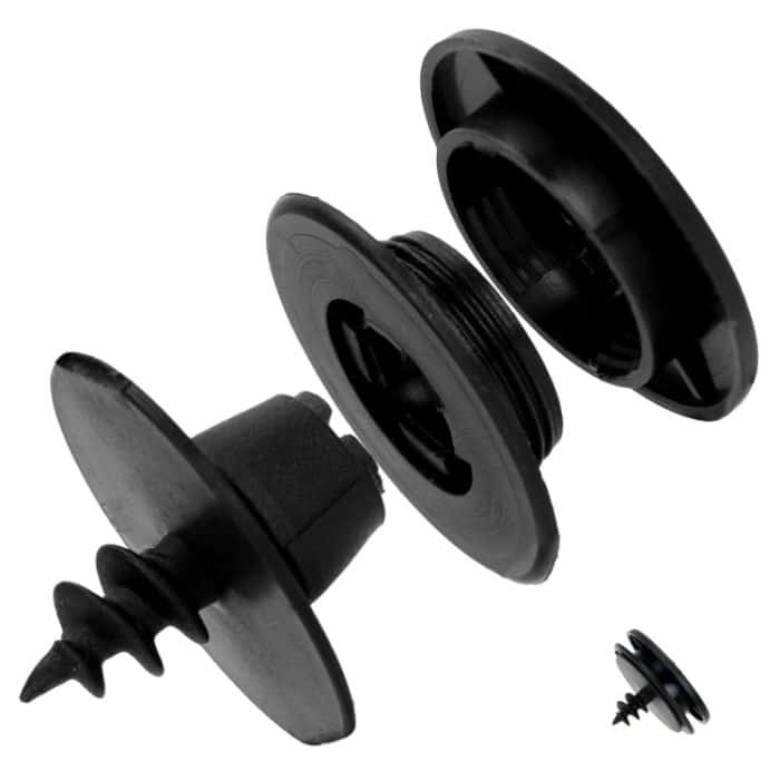 10 Stück doppellagige Fußpolster-Kunststoff-Befestigungsschnalle, 10pcs Buckle – Bild 4