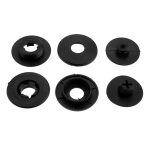 10 Stück doppellagige Fußpolster-Kunststoff-Befestigungsschnalle, 10pcs Buckle – Bild 5