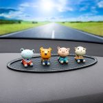 Auto-Mittelkonsolen-Ornamente, ovale Anti-Rutsch-Matte, Without Diamond, With Diamond – Bild 8