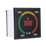 SINOTIMER N-72V AC-Spannungssignalanzeige, quadratischer Drehteller, LED-Digitalanzeige, Voltmeter