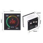 SINOTIMER N-72V AC-Spannungssignalanzeige, quadratischer Drehteller, LED-Digitalanzeige, Voltmeter – Bild 2
