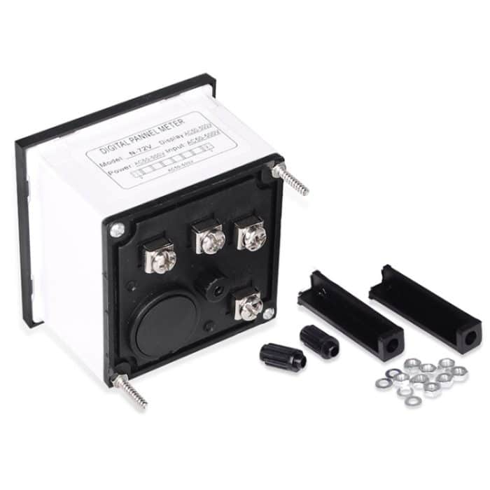 SINOTIMER N-72V AC-Spannungssignalanzeige, quadratischer Drehteller, LED-Digitalanzeige, Voltmeter – Bild 4