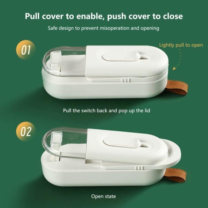 Lebensmittelverpackungs-Versiegelungsgerät 2-in-1 magnetisches Mini-Handvakuumiergerät mit Cutter – Bild 3