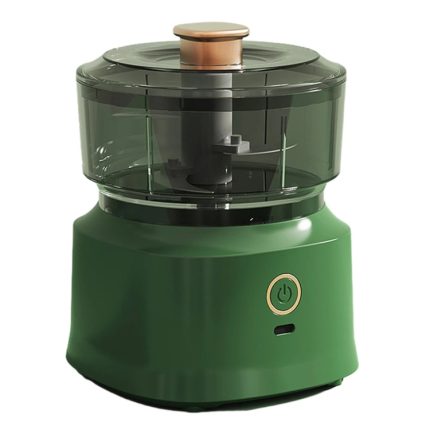 JRQ-01 Home Kabelloser elektrischer Fleischwolf für die Küche, Knoblauchstampfer, Long-press, Double-click, Electroplated Double-click