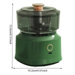 JRQ-01 Home Kabelloser elektrischer Fleischwolf für die Küche, Knoblauchstampfer, Long-press, Double-click, Electroplated Double-click – Bild 3