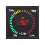 SINOTIMER N-72HZ AC-Frequenzsignalanzeige, quadratischer Drehteller, LED-Digitalfrequenzmesser