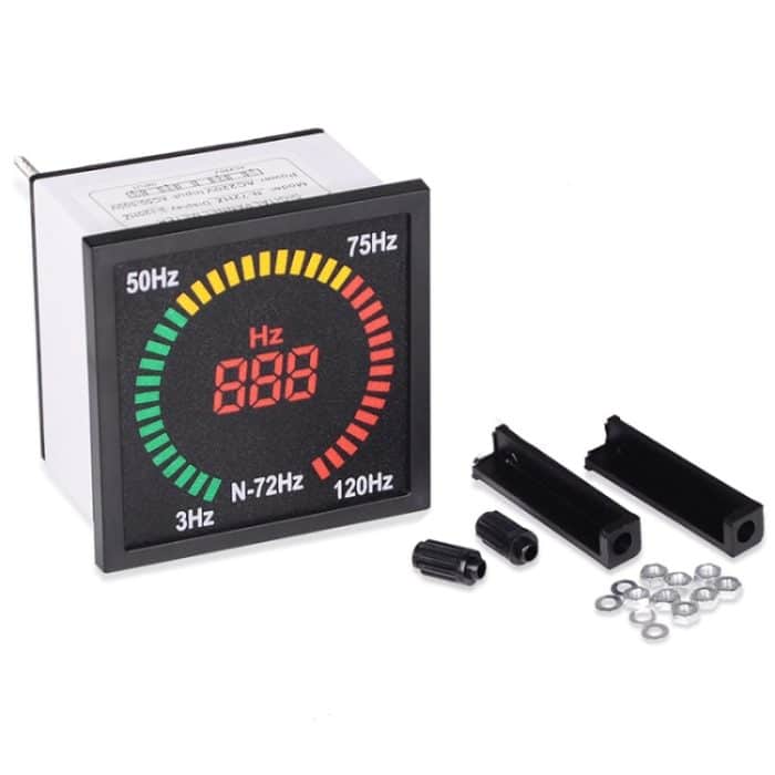 SINOTIMER N-72HZ AC-Frequenzsignalanzeige, quadratischer Drehteller, LED-Digitalfrequenzmesser – Bild 5