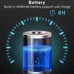 Hishell wiederaufladbarer AI Face Intelligent Follow Shot Gimbal Handy Live Streaming Video Stabilisator – Bild 6