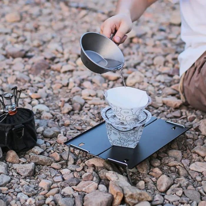 Leichtes faltbares Geschirr für den Außenbereich, faltbarer Schüsselbecher, Bowl, Cup, Dish, Coffee Drip Filter – Bild 4