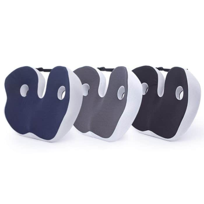 Atmungsaktives Kissen aus Memory-Schaum für sitzende Büros, Stühle, Hüftsitz – Bild 2