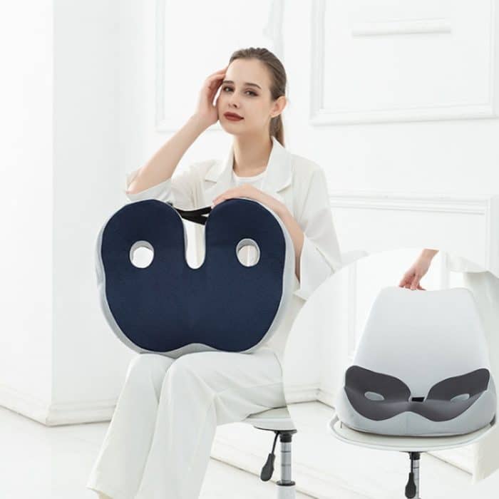 Atmungsaktives Kissen aus Memory-Schaum für sitzende Büros, Stühle, Hüftsitz – Bild 13