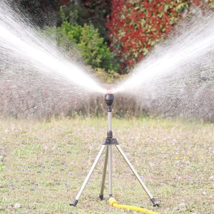 Stativ + Mag Sprinkler Automatischer rotierender Gartenbewässerungssprinkler – Bild 8