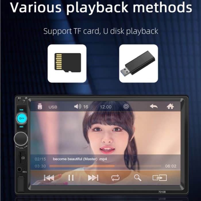 Auto Universal Touchscreen MP5 Player Rückansicht Tragbares Bluetooth Radio – Bild 10