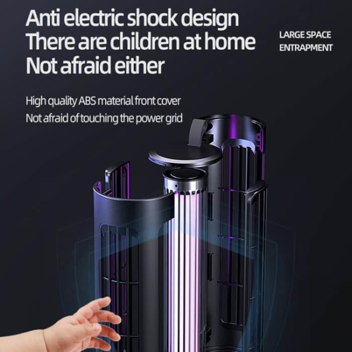 D9 Tragbare UV-Anti-Mücken-Lampe, wiederaufladbar, stumme Fliegenfalle mit 3-Gang-Timing – Bild 11