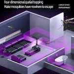 D9 Tragbare UV-Anti-Mücken-Lampe, wiederaufladbar, stumme Fliegenfalle mit 3-Gang-Timing – Bild 4