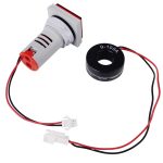 SINOTIMER ST17A Quadratische 22-mm-LED-Digitalanzeige, Signalleuchte, AC-Stromanzeige 0-100 A, ST17A – Bild 4