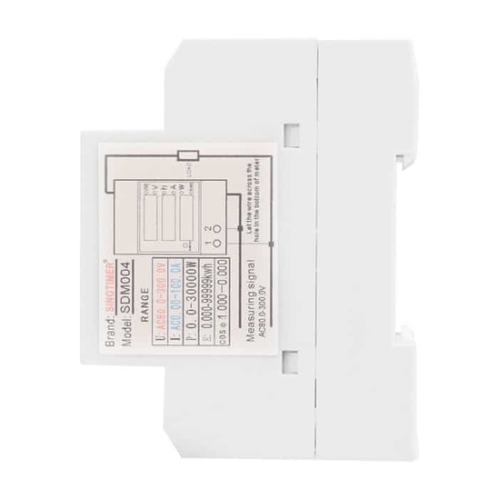 SINOTIMER SDM004 DIN-Schiene Wechselspannung Strom Zeit Strom Strom Multifunktions-Erkennungsmessgerät – Bild 4
