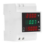 SINOTIMER SDM007 Din-Schiene AC Spannung Strom Totalisierte Zeit Frequenz Digital Display Meter
