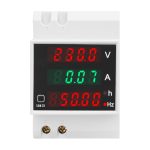 SINOTIMER SDM007 Din-Schiene AC Spannung Strom Totalisierte Zeit Frequenz Digital Display Meter – Bild 3