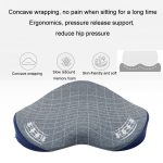 BEWALKER Memory Foam Bürositzkissen Herzform Hüftstuhlkissen – Bild 4