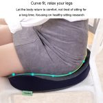 BEWALKER Memory Foam Bürositzkissen Herzform Hüftstuhlkissen – Bild 9