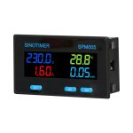 SINOTIMER SPM005 AC Digitalanzeige Spannung Strom Strom Strom Multifunktionales Überwachungsmessgerät, 20A, 100A, 200A – Bild 2