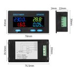 SINOTIMER SPM005 AC Digitalanzeige Spannung Strom Strom Strom Multifunktionales Überwachungsmessgerät, 20A, 100A, 200A – Bild 3