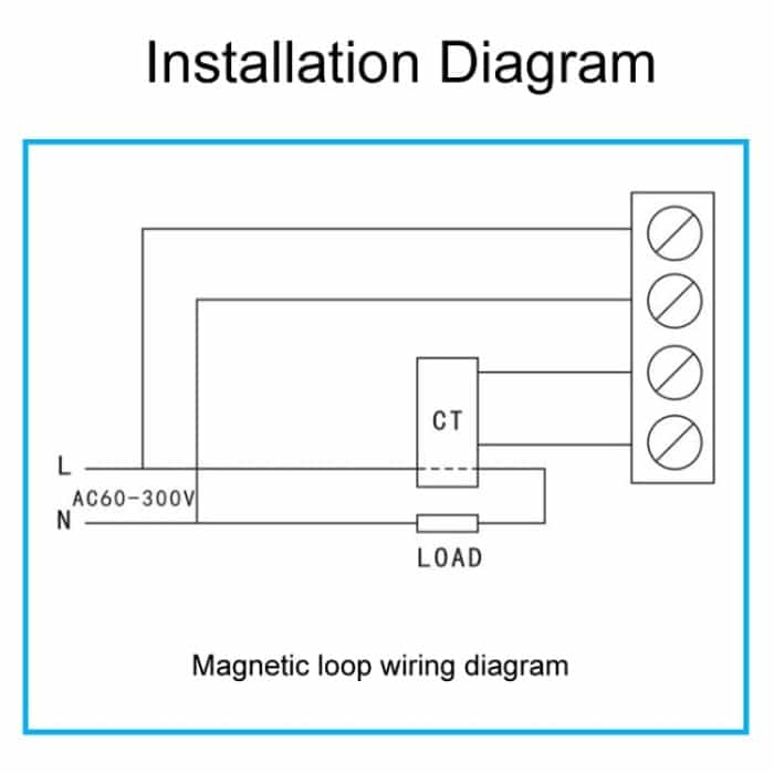 SINOTIMER SPM005 AC Digitalanzeige Spannung Strom Strom Strom Multifunktionales Überwachungsmessgerät, 20A, 100A, 200A – Bild 4