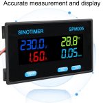 SINOTIMER SPM005 AC Digitalanzeige Spannung Strom Strom Strom Multifunktionales Überwachungsmessgerät, 20A, 100A, 200A – Bild 6